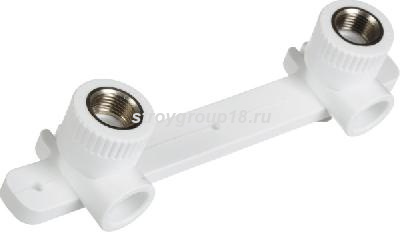 Угольник двойной (вн. рез.) 25-1/2 д/смес. Pro Aqua