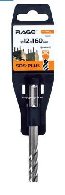 Бур по бетону SDS-Plus 6х210 мм Quadro-X RAGE, арт. 566621