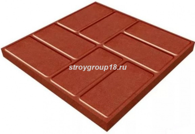 Плитка 250*250 1,15 кг красная