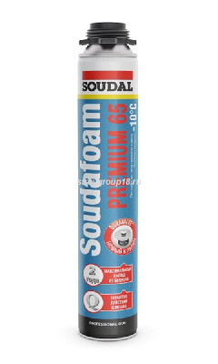 Пена SOUDAL PREMIUM 65  (820мл)