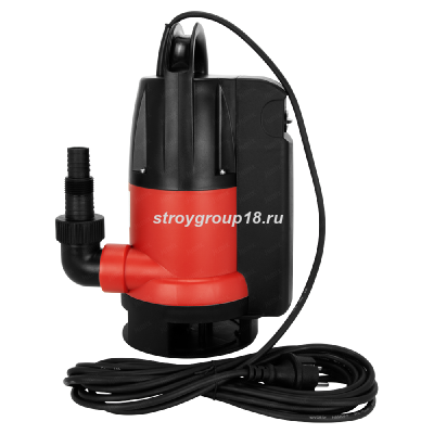 Насос  400 ПЛАСТ. JEMIX дренажный (400Вт, Qmax-7.5m3/час Hmax-5м,размер фракц. 35мм) Ф-КОМБИ-125-5