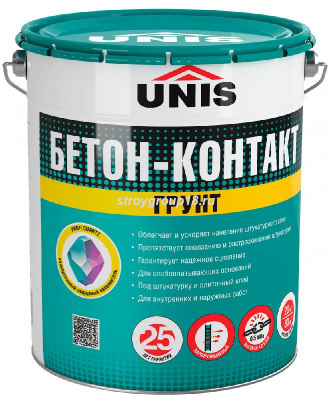 Грунтовка Бетон-Контакт UNIS 4кг 