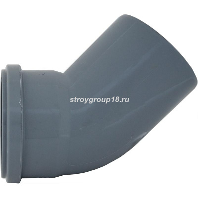 Отвод  d50/45* для внутр. канализации VPolimer