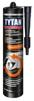 Герметик для кровли каучук. красный TYTAN 310мл.