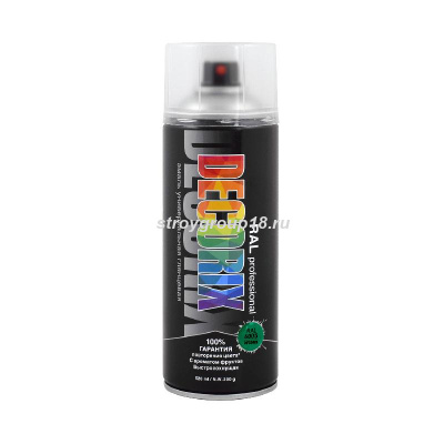 Краска аэрозольная DECORIX Professional RAL 6005 зелёный мох 520 мл