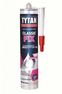 Жидкие гвозди TYTAN Classic Fix универс, прозр, 310мл  (62949)
