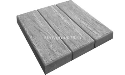 Плитка тротуарная 500*500*60 Три доски