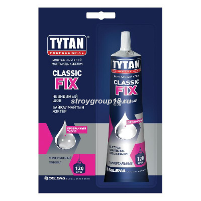 Жидкие гвозди TYTAN Classic Fix универс, прозр, 100мл  (72955)