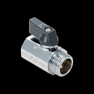 Миникран 1/2 ВН (черная ручка) AQUALINK