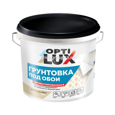 Грунтовка ОПТИЛЮКС под обои 5  кг ведро