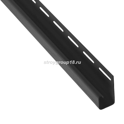 J профиль цоколь ГРАФИТ 3,00 м (40 шт/уп)