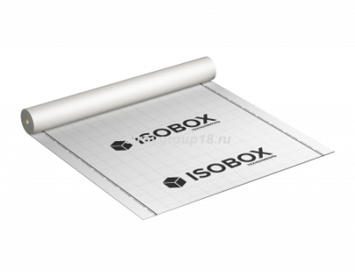 Мембрана диффузионная ISOBOX AS+ Клеящая полоса (75м2/рул, плотность 120г/м2)