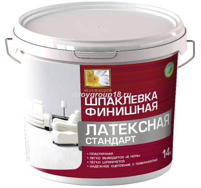 Шпаклевка Коллекция латексная стандарт 14 кг