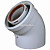 Отвод коакс. 45* d 60/100мм