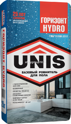 УЦЕНКА Ровнитель UNIS Горизонт HYDRO 25 кг (48шт/под)