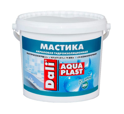 Мастика АКВАПЛАСТ 5  л голубой, Рогнеда
