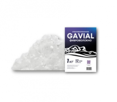 Фиброволокно GAVIAL стеклянная 12мм, 1,0кг, 