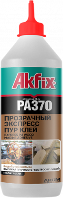 Akfix PA370 Клей для дерева Д4, 500 гр. прозрачный 