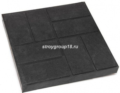 Плитка садовая 330*330 2 кг. черная 