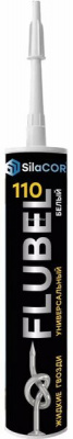 Клей Жидкие гвозди SilaCOR FLUBEL 110 Универсальные Белый 380гр. 