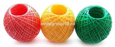 Шпагат полипропиленовый, цветной 100м