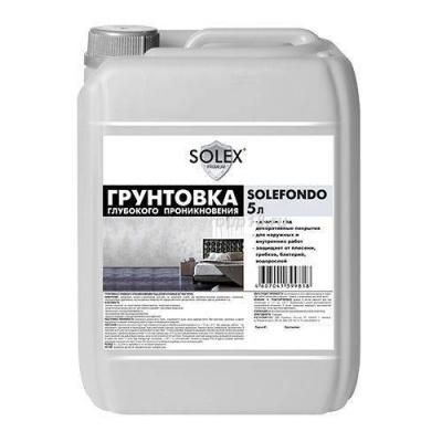 Грунтовка  SOLEX глубокого проникновения 5 л