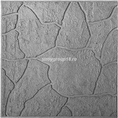 Плитка тротуарная 300*300*30 Тучка ГРАФИТ