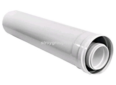 Труба коакс D60/100 L= 250мм ФОРС